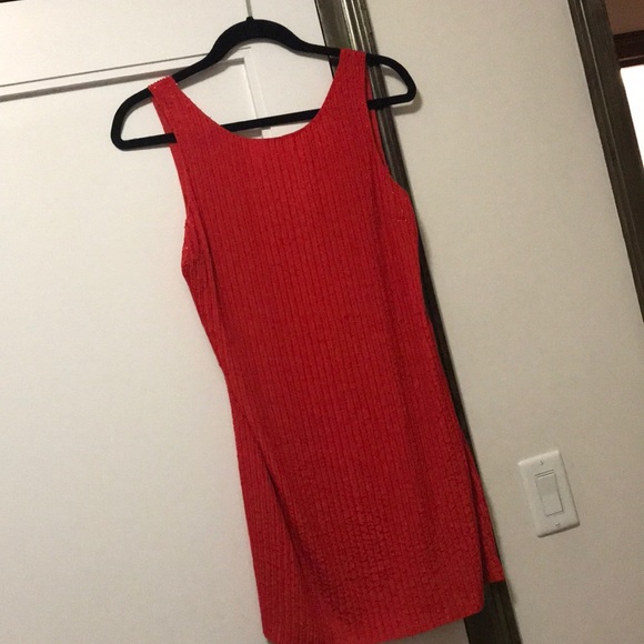 Free People Red Sequin Mini Dress New With Tags! - Picture 5 of 8
